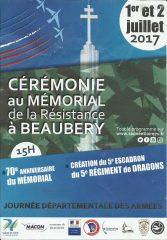 70 ème anniversaire du mémorial de Beaubery